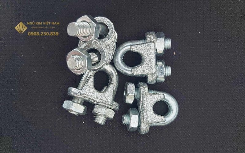 Đầu nối siết dây mạ kẽm là gì? 2 ốc siết cáp mạ kẽm