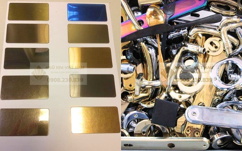 INOX MẠ PVD - CHI TIẾT VỀ QUY TRÌNH VÀ ỨNG DỤNG THỰC TIỄN 2 mạ pvd inox