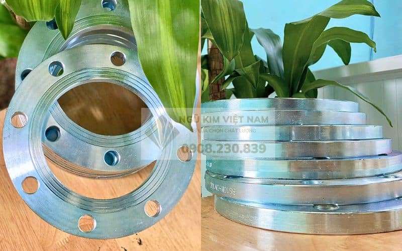 Mặt bích thép mạ kẽm 2 Mạ kẽm mặt bích thép
