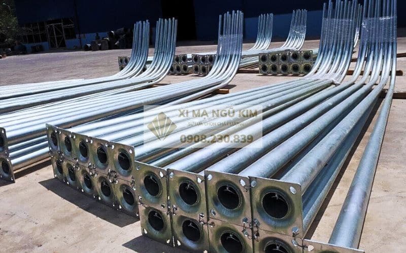mạ kẽm cột đèn